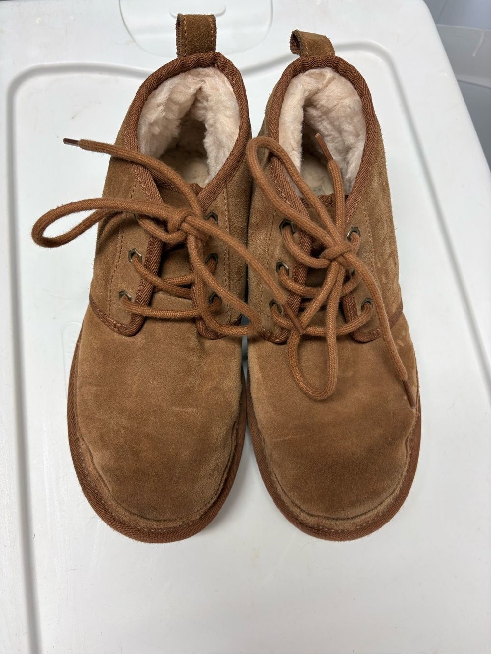 UGG Lace up Booties in Tan Size 7